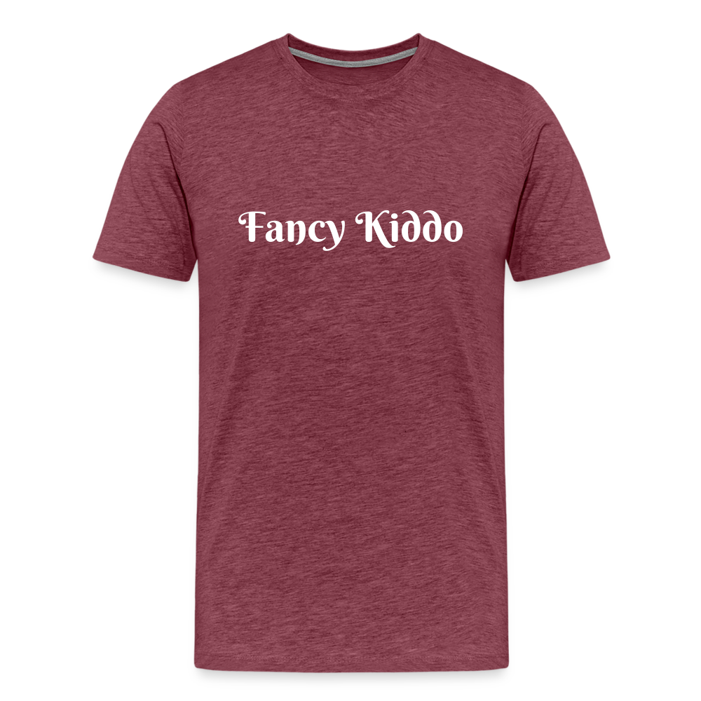 Fancy Kiddo - heather burgundy